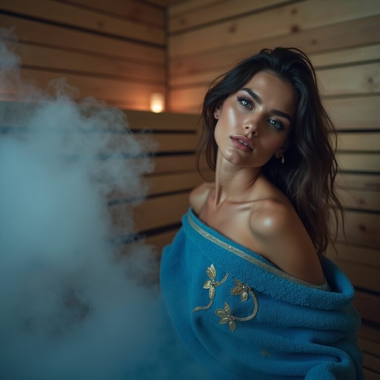 What type of towel is best for a sauna