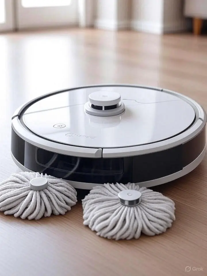 Robot Vacuum Dual Spinning Mops